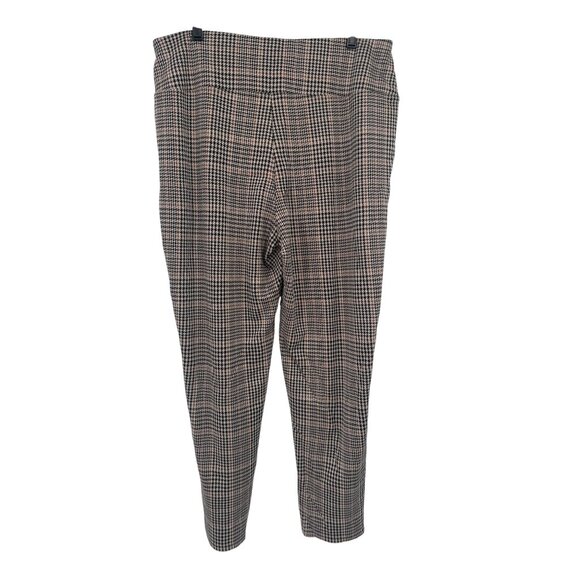 J. Jill Wearever Collection Womens Houndstooth Pull-On Stretch Pants size XL kni - Picture 2 of 5
